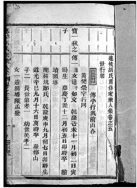 [PDF](浙江胡氏家谱)胡氏宗谱_5卷_五